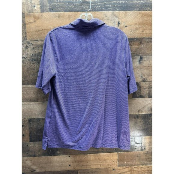 Land's End Women's Short Sleeve‎ 1/4 Zip Size Medium (10-12) - Picture 3 of 3